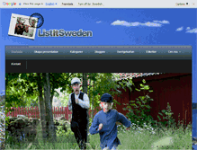 Tablet Screenshot of listitsweden.se